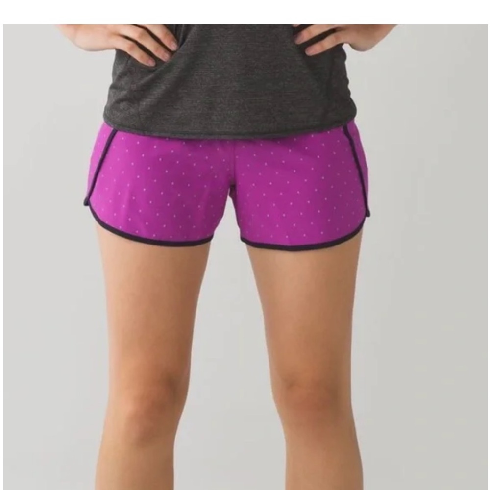 Super cute like new vintage Lululemon Run Times reflective dot Running Shorts 4